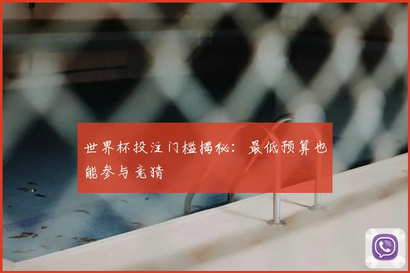 世界杯投注门槛揭秘:最低预算也能参与竞猜